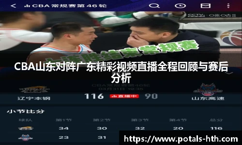 CBA山东对阵广东精彩视频直播全程回顾与赛后分析
